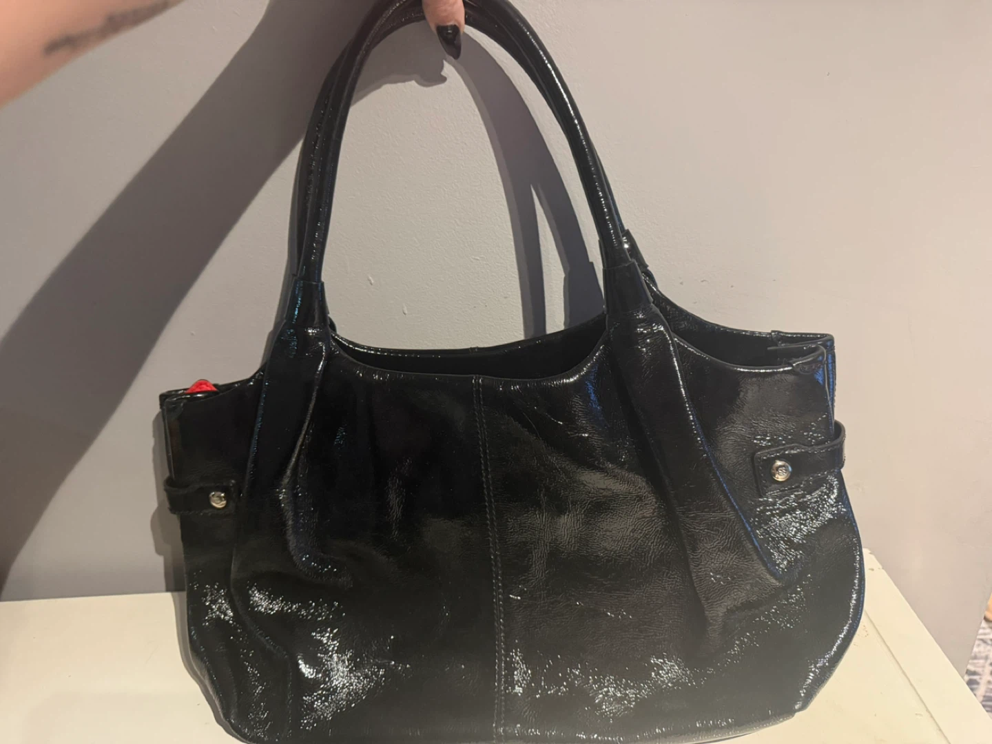 Kate Spade Black Patent Leather Shoulder Bag - photo 4