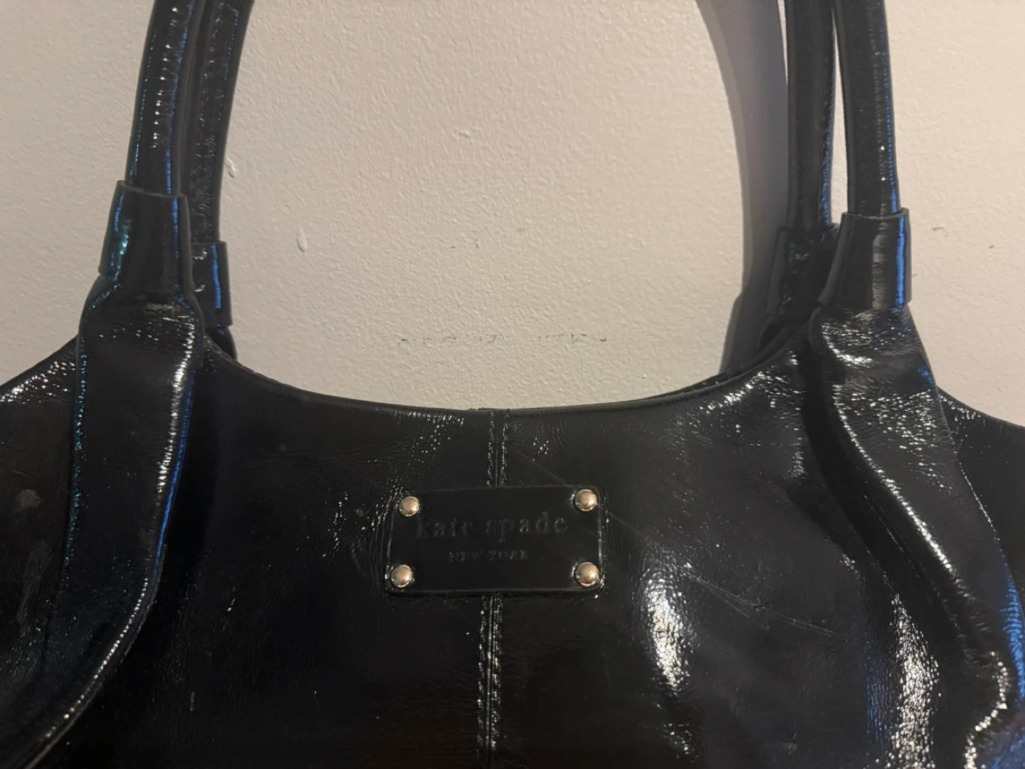 Kate Spade Black Patent Leather Shoulder Bag - photo 2