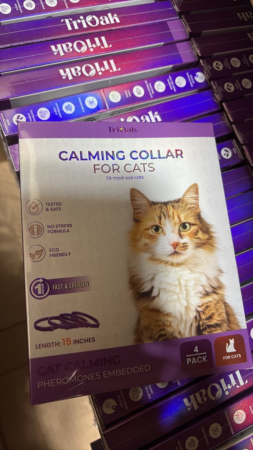 Trioak Calming Collar for Cats - 4 Pack
