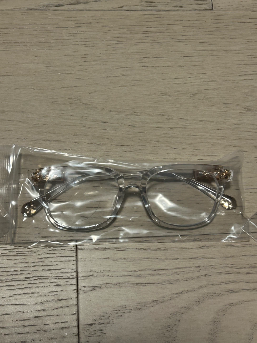 Chrome hearts blue light glasses - Black and Clear Frames - photo 3