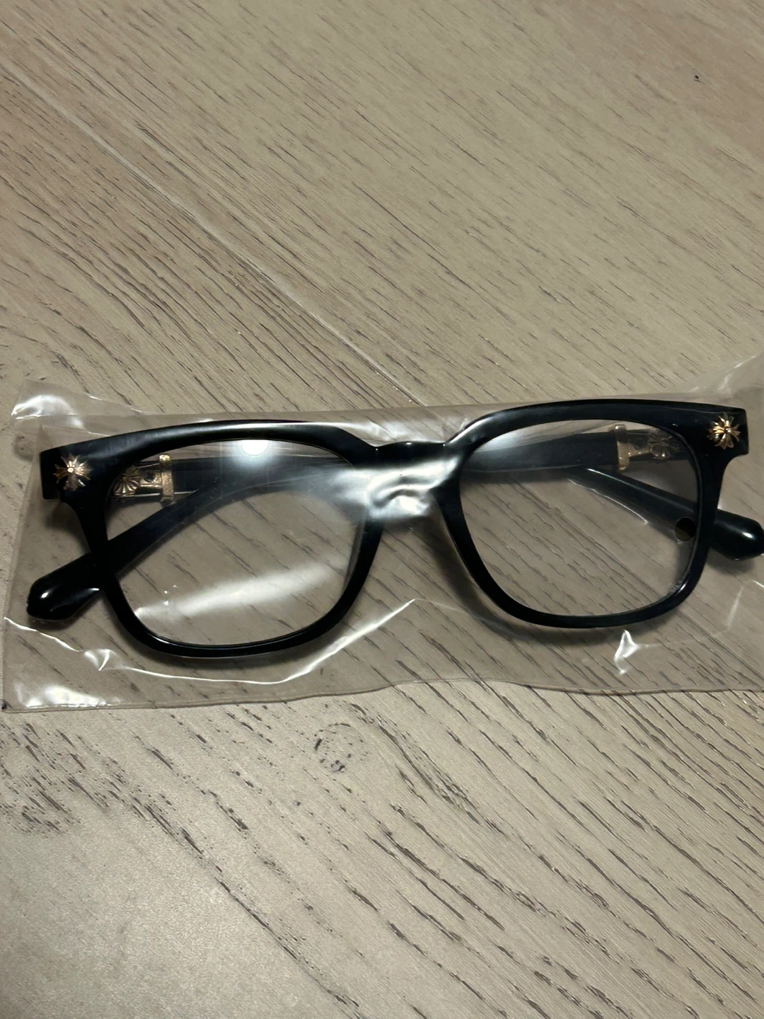 Chrome hearts blue light glasses - Black and Clear Frames - photo 2