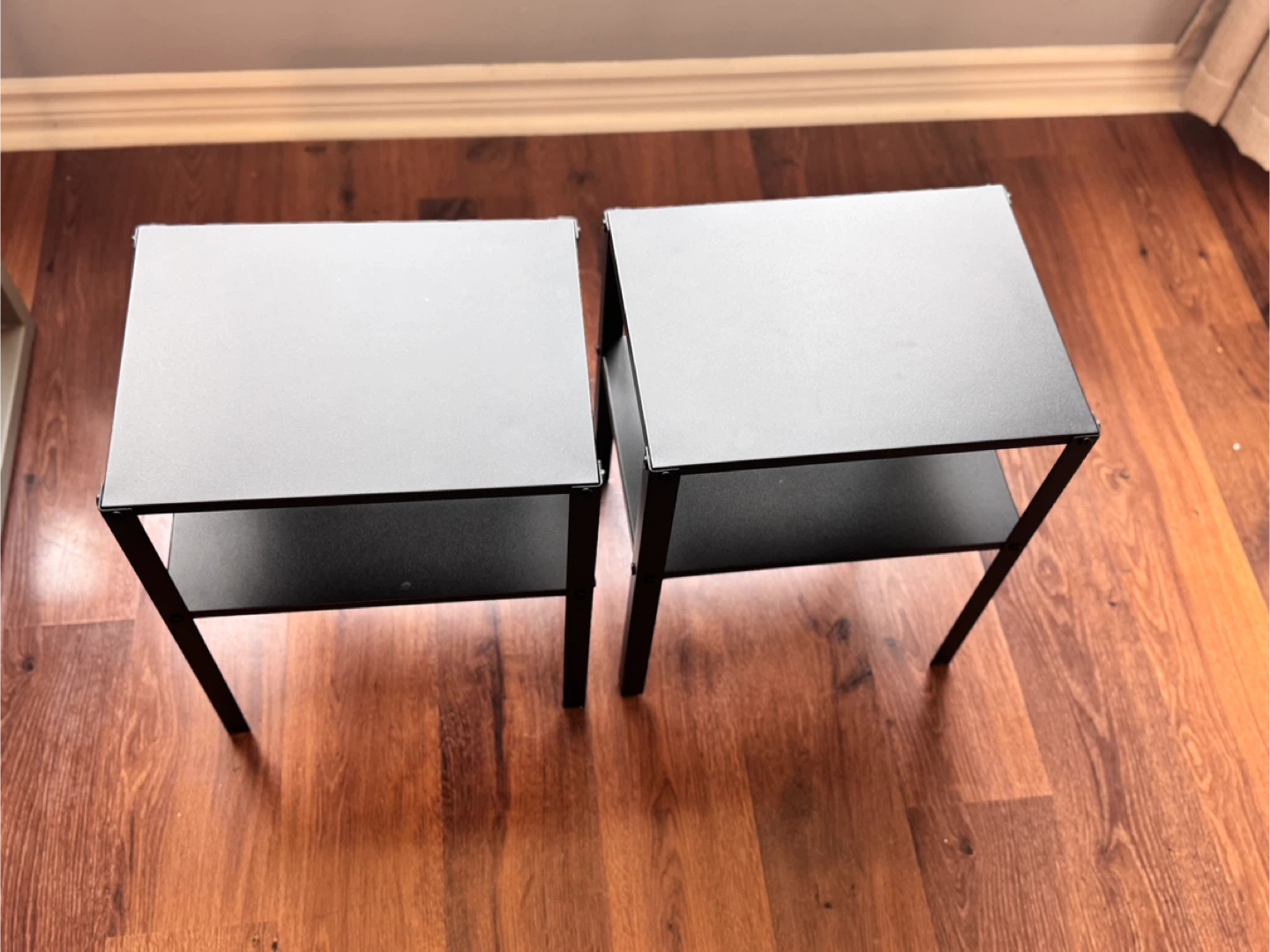 IKEA KNARREVIK Side Tables - Black (2-Pack)