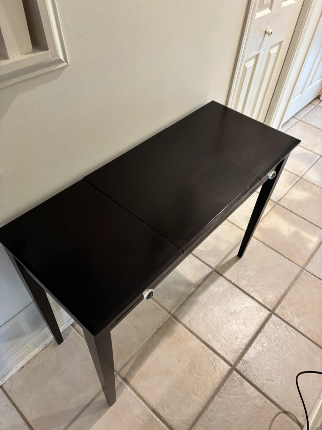 Dark wood vanity - photo 3