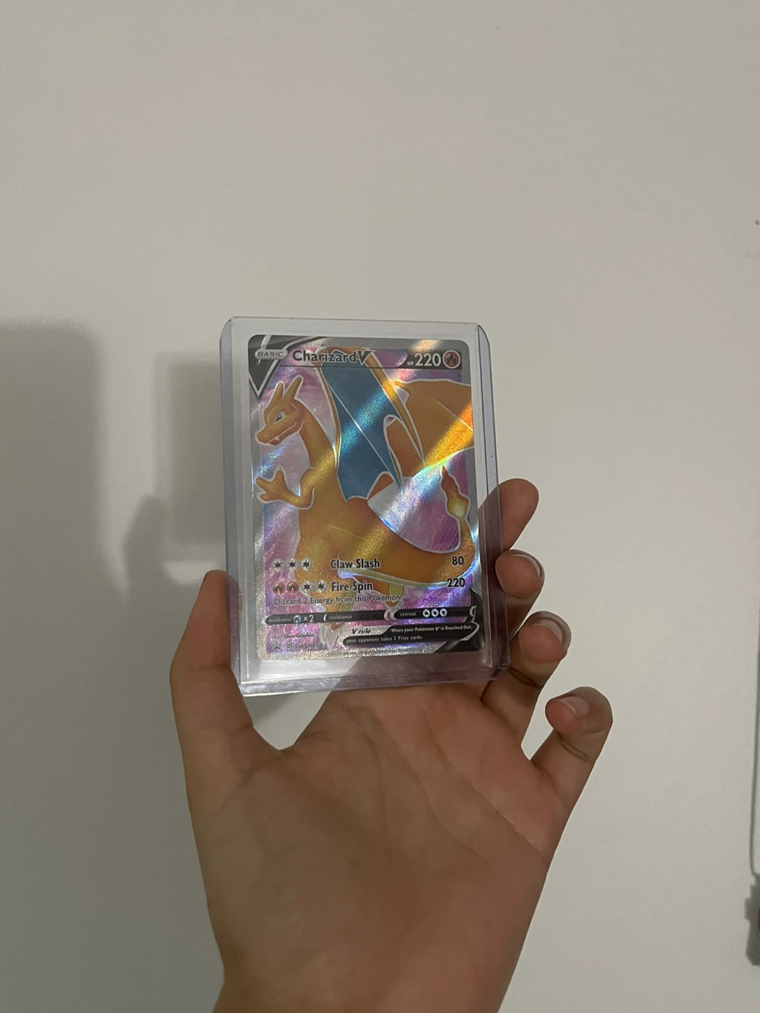 Pokemon Card - Charizard V [PROMO] Sword & Shield - photo 3