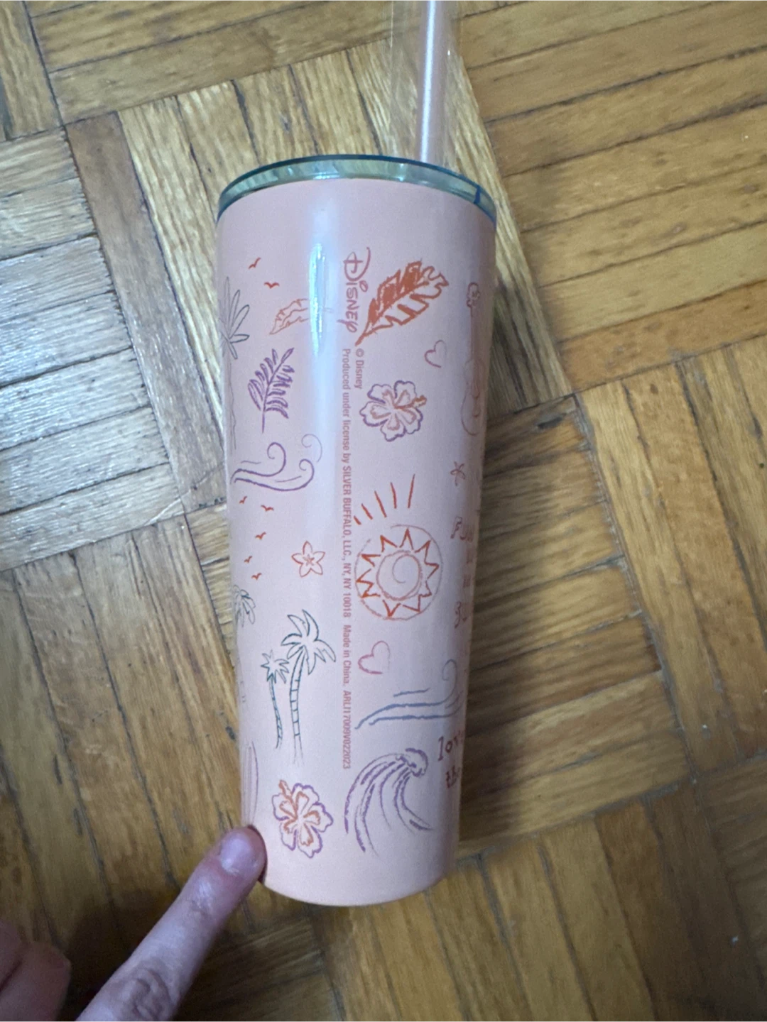 Disney Stitch "Chilled Vibes" Tumbler with Straw - photo 3