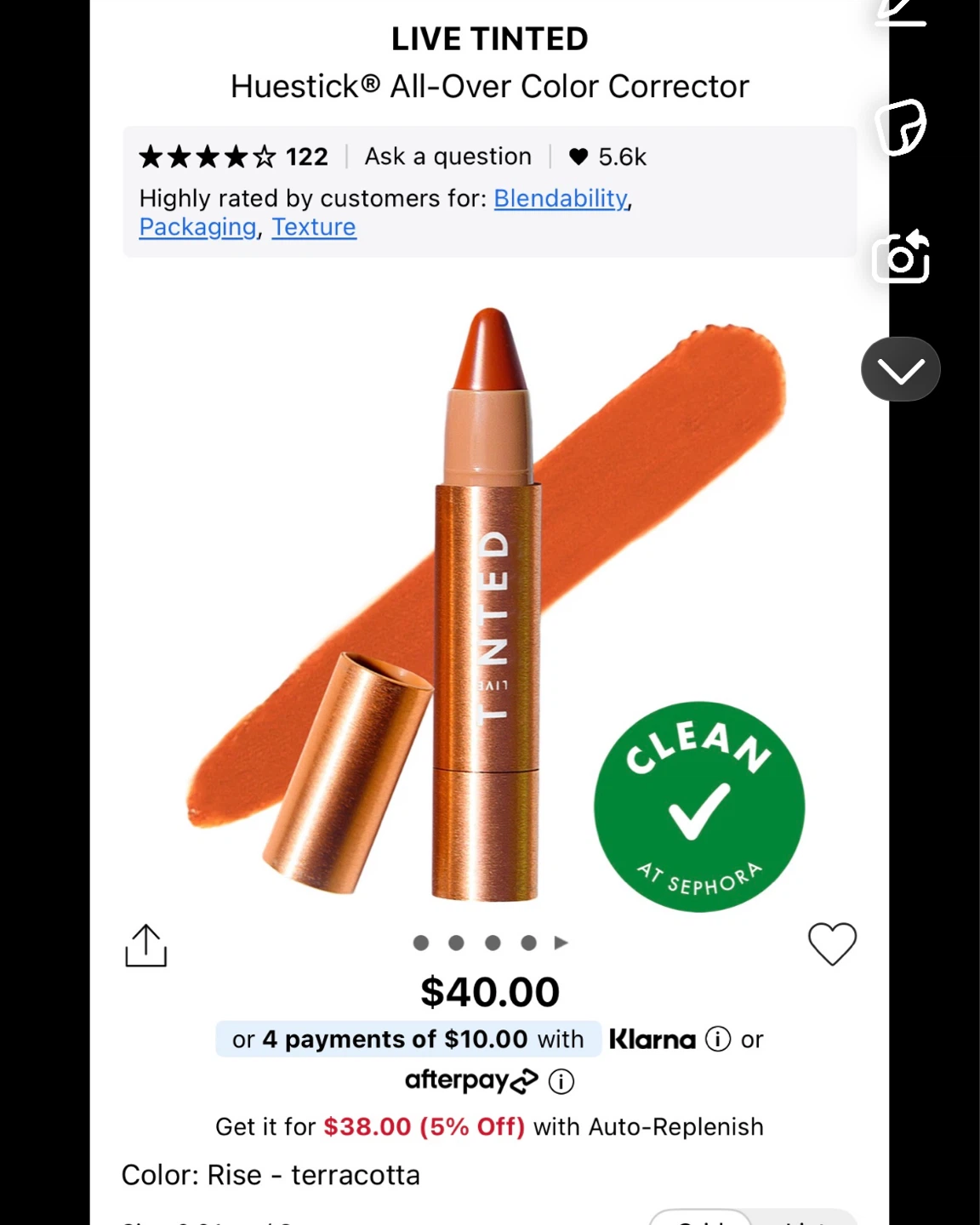 Live Tinted Huestick All-Over Color Corrector Terracotta
