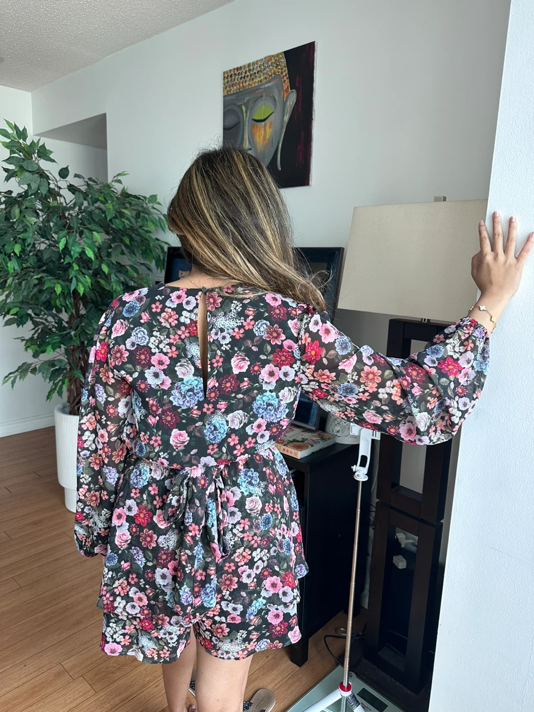 Floral Romper Dress Small - photo 3