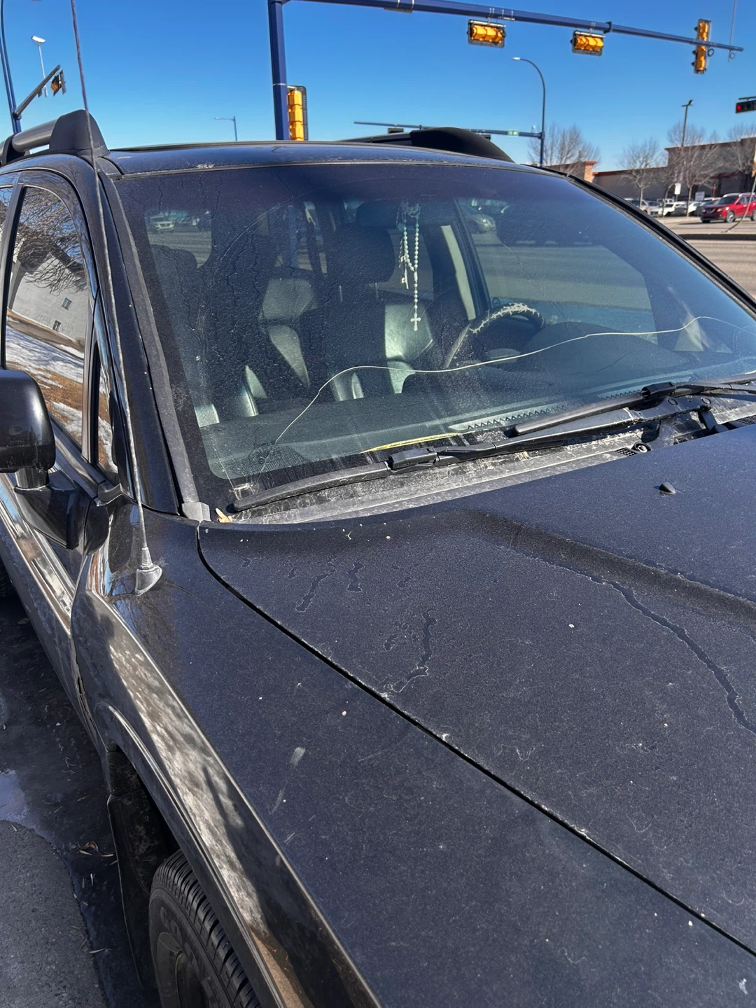 Black Mitsubishi Endeavor SUV