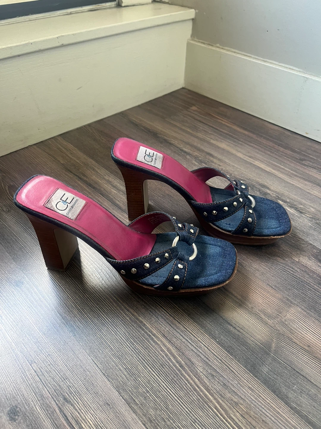 C&E Denim Heels