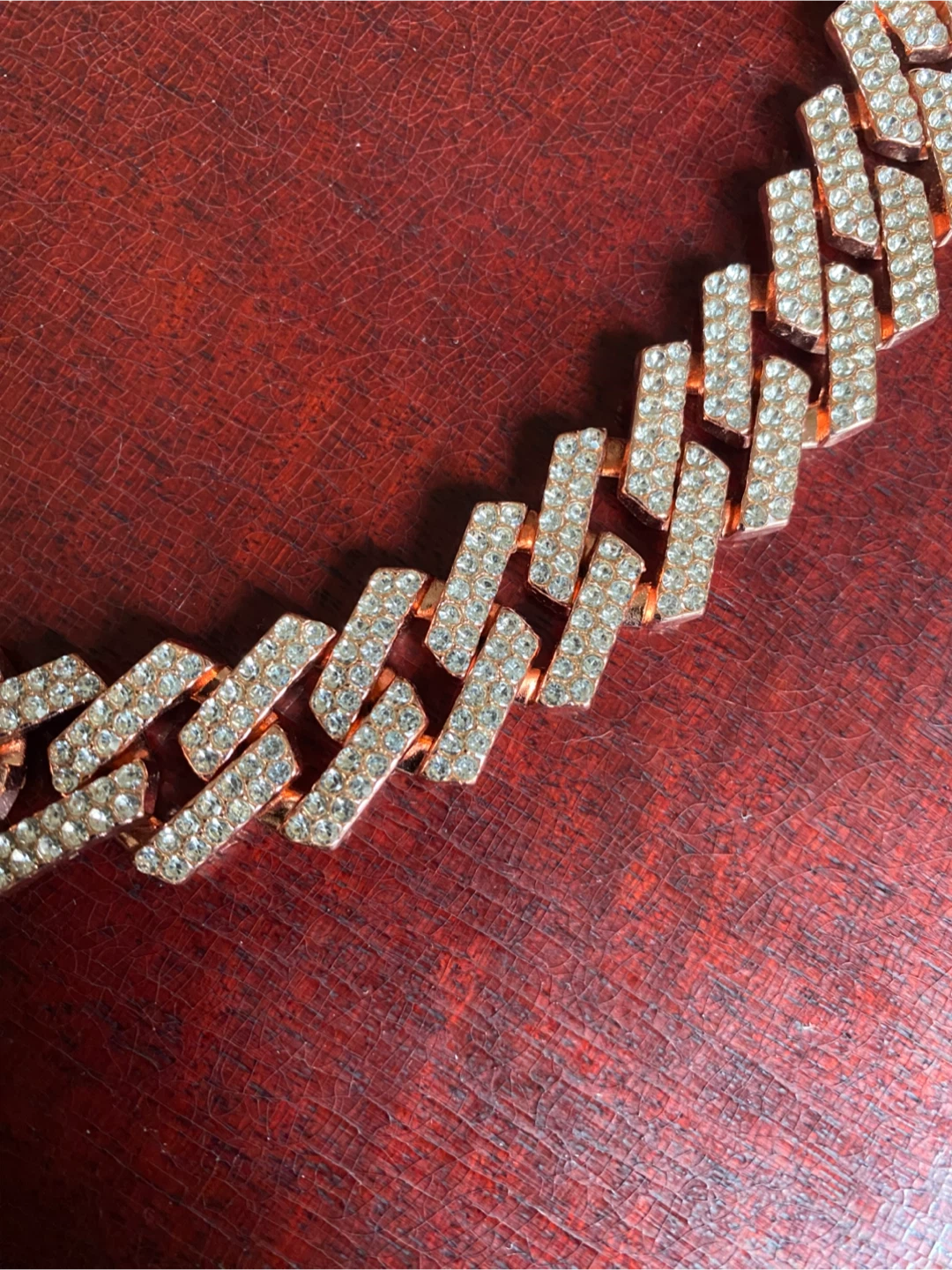 Cuban Link Rose Gold Chain - photo 2
