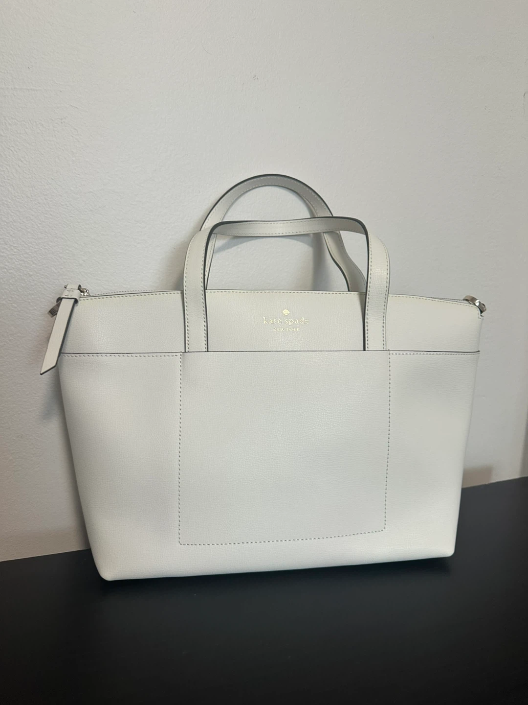 Kate Spade White Leather Tote Bag - photo 3
