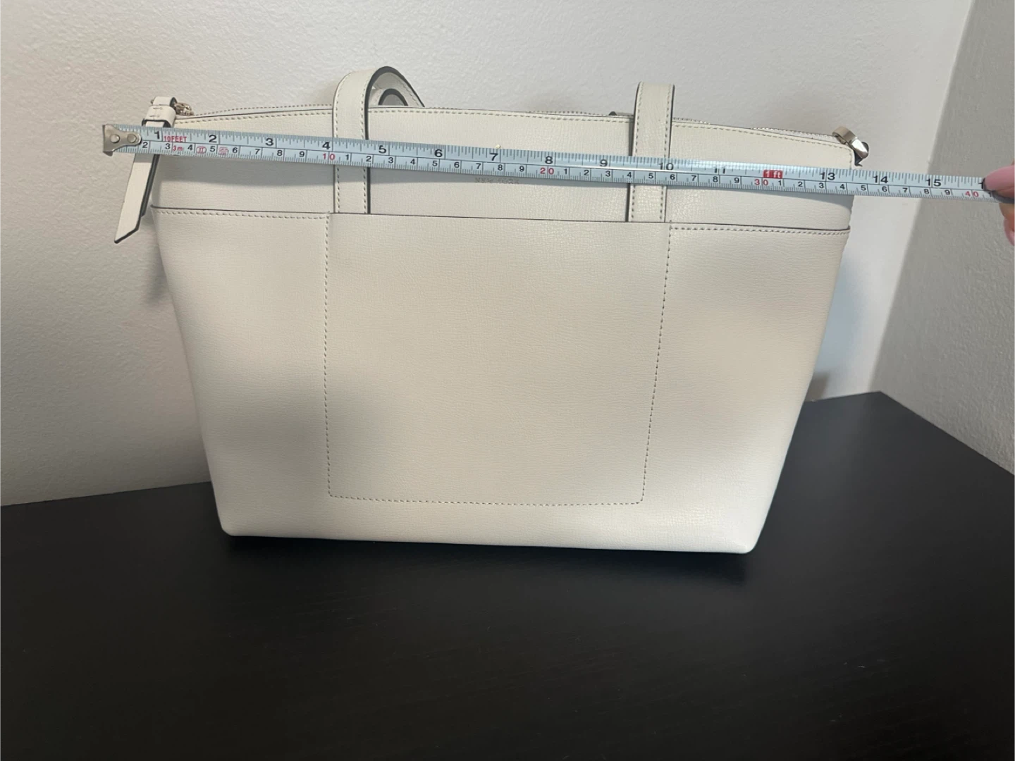Kate Spade White Leather Tote Bag
