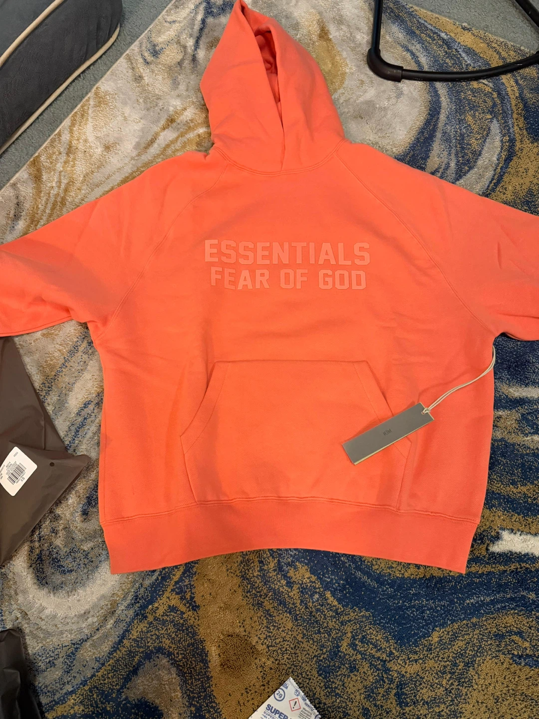 Brand New Essentials Fear of God Coral Hoodie