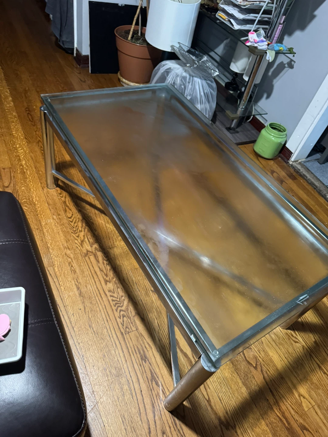 Glass Top Coffee Table - photo 2