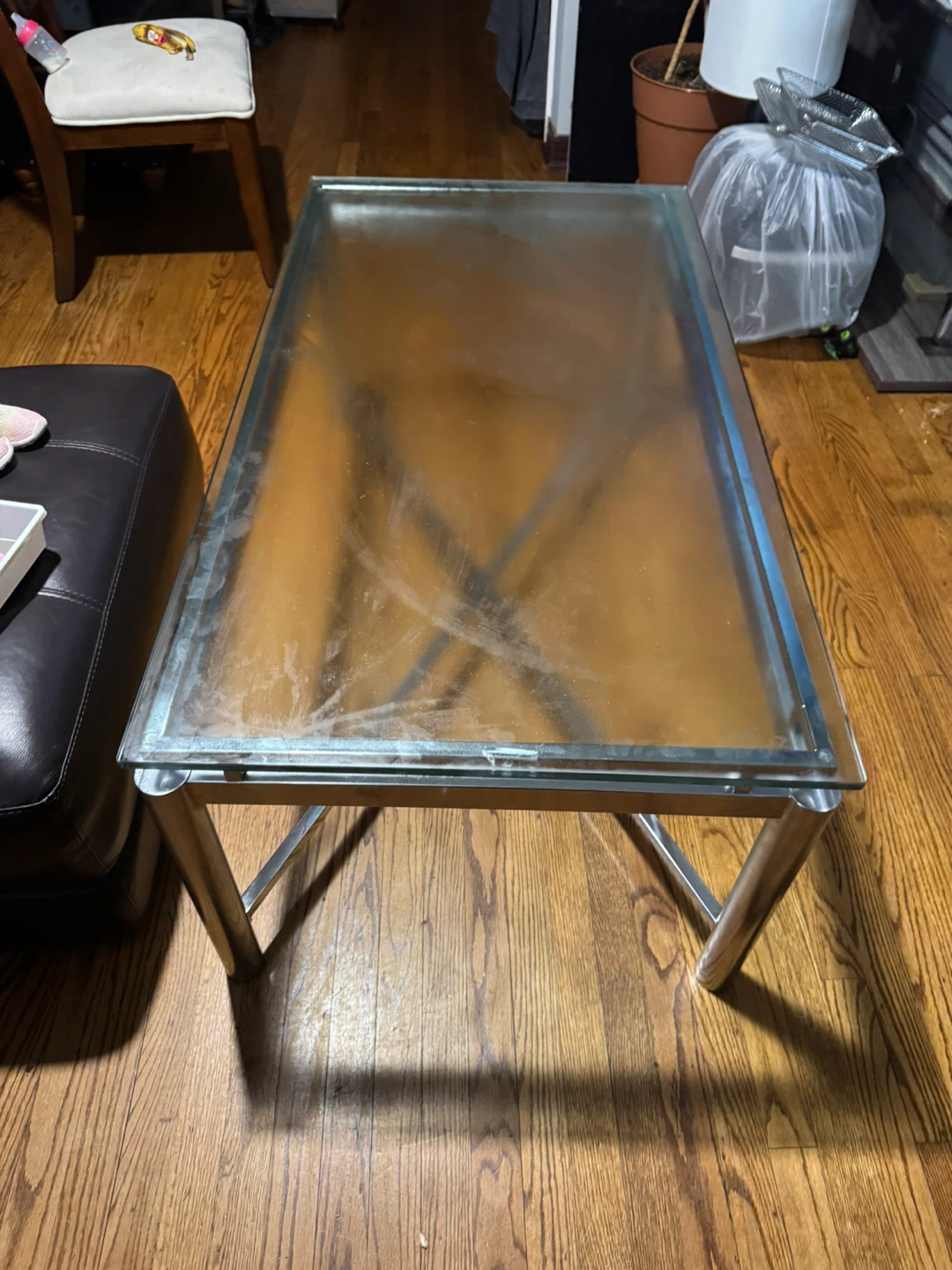 Glass Top Coffee Table