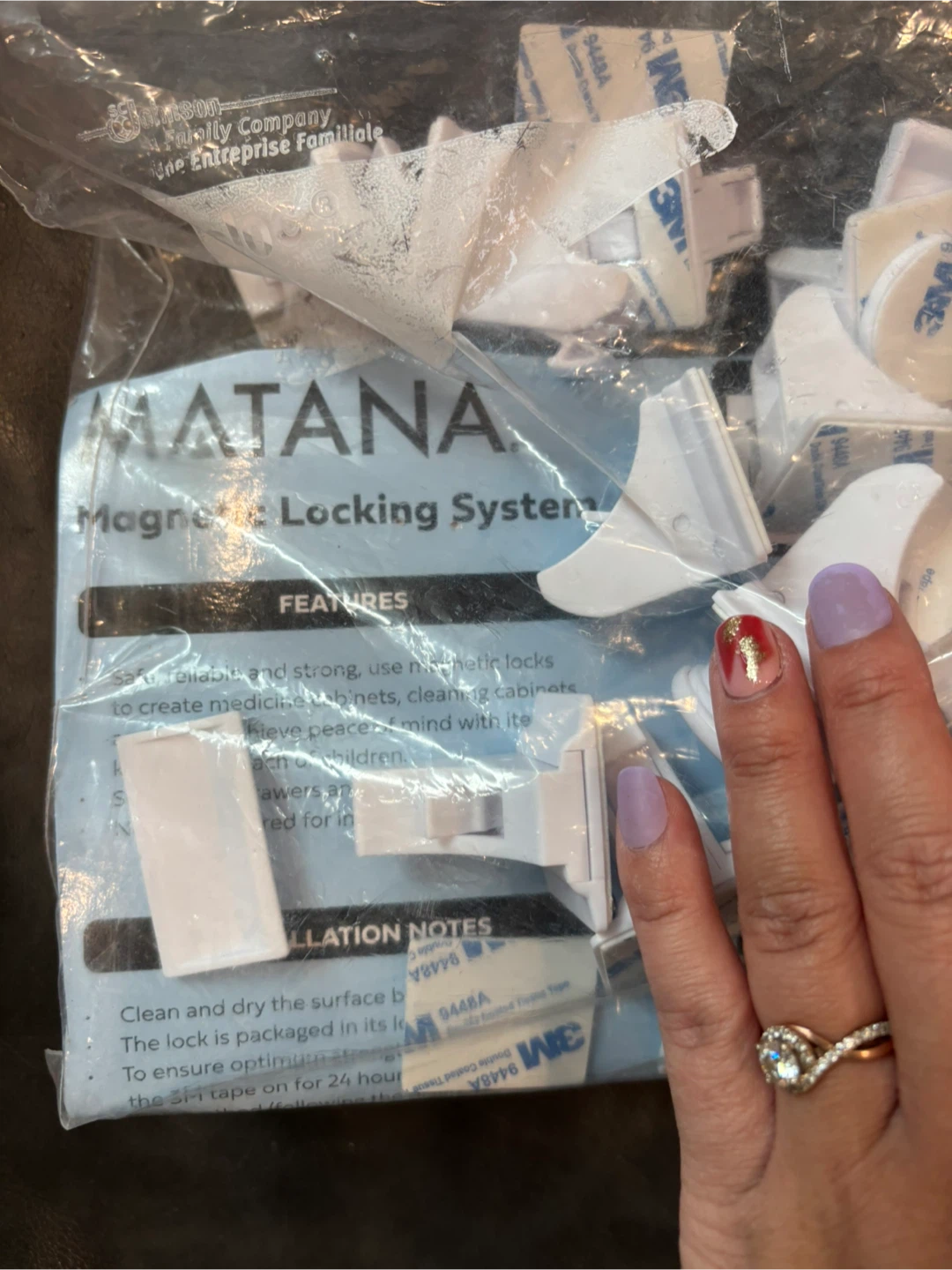 Matana Magnetic Child Safety Cabinet Locks - 16 Pack + 3 Keys - photo 4