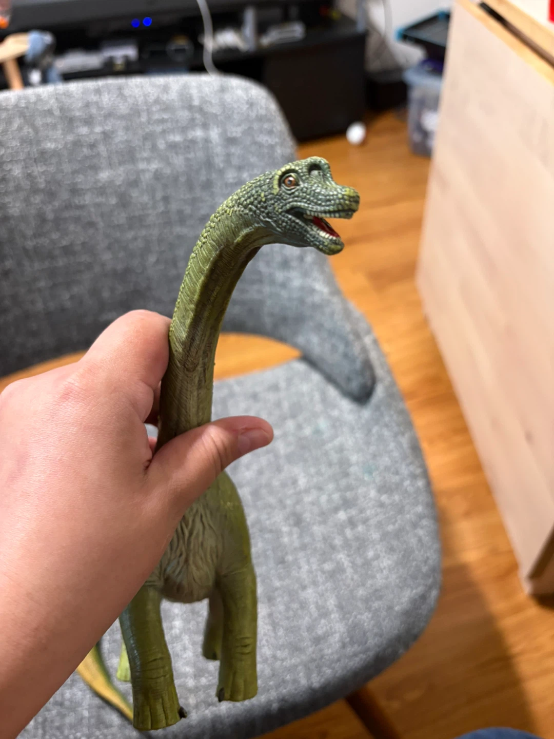 Green Dinosaur Toy Figures - T-Rex & Long Neck - photo 4