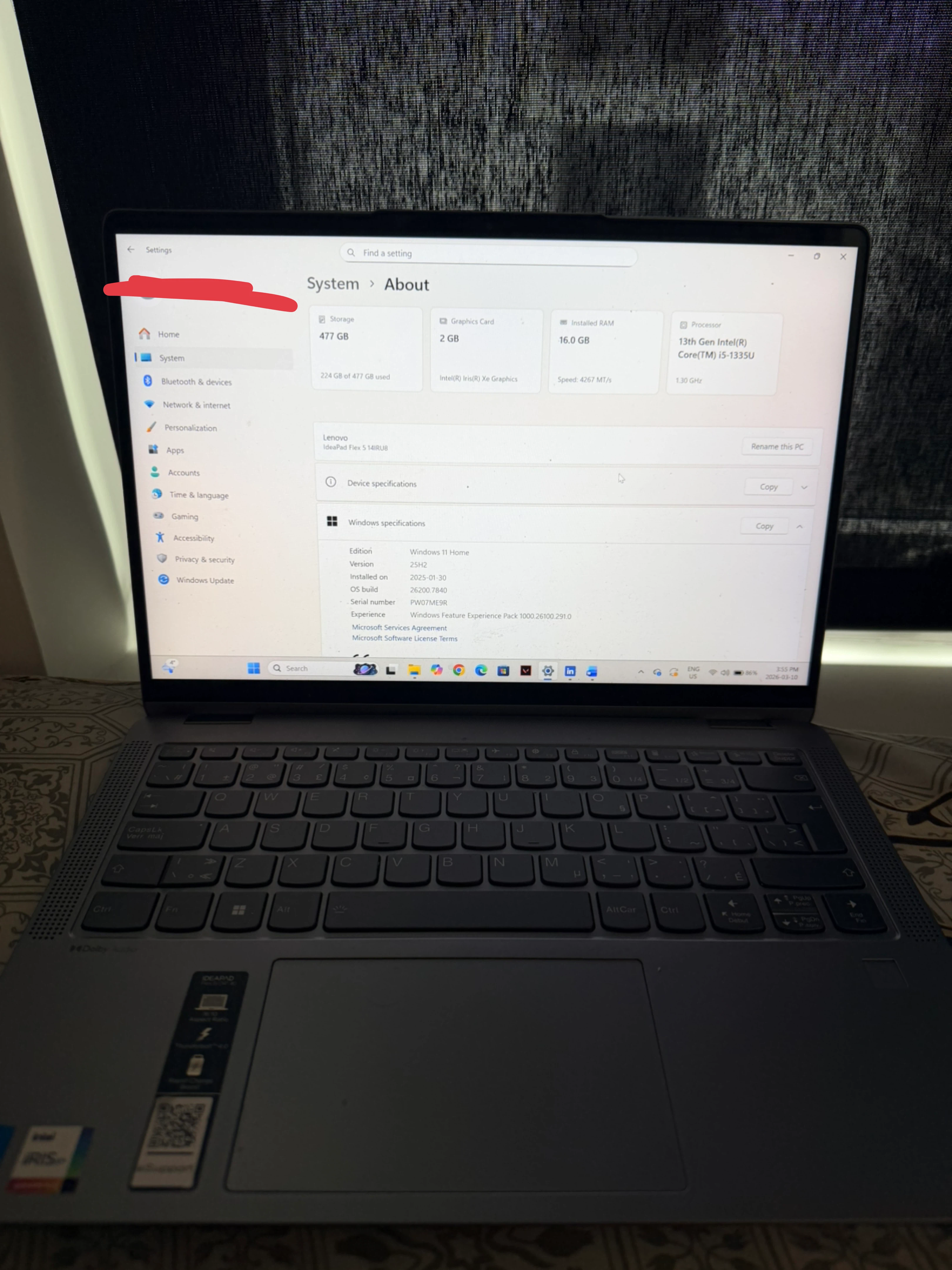 Lenovo laptop  IdeaPad Flex 5 14 inch - photo 3