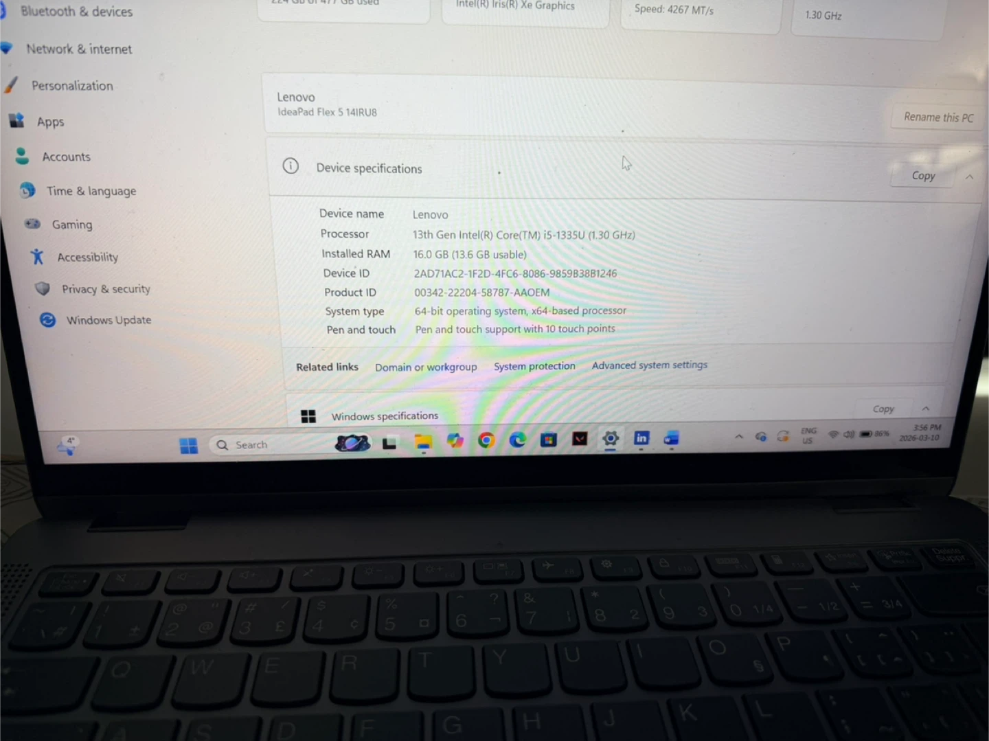 Lenovo laptop  IdeaPad Flex 5 14 inch - photo 5