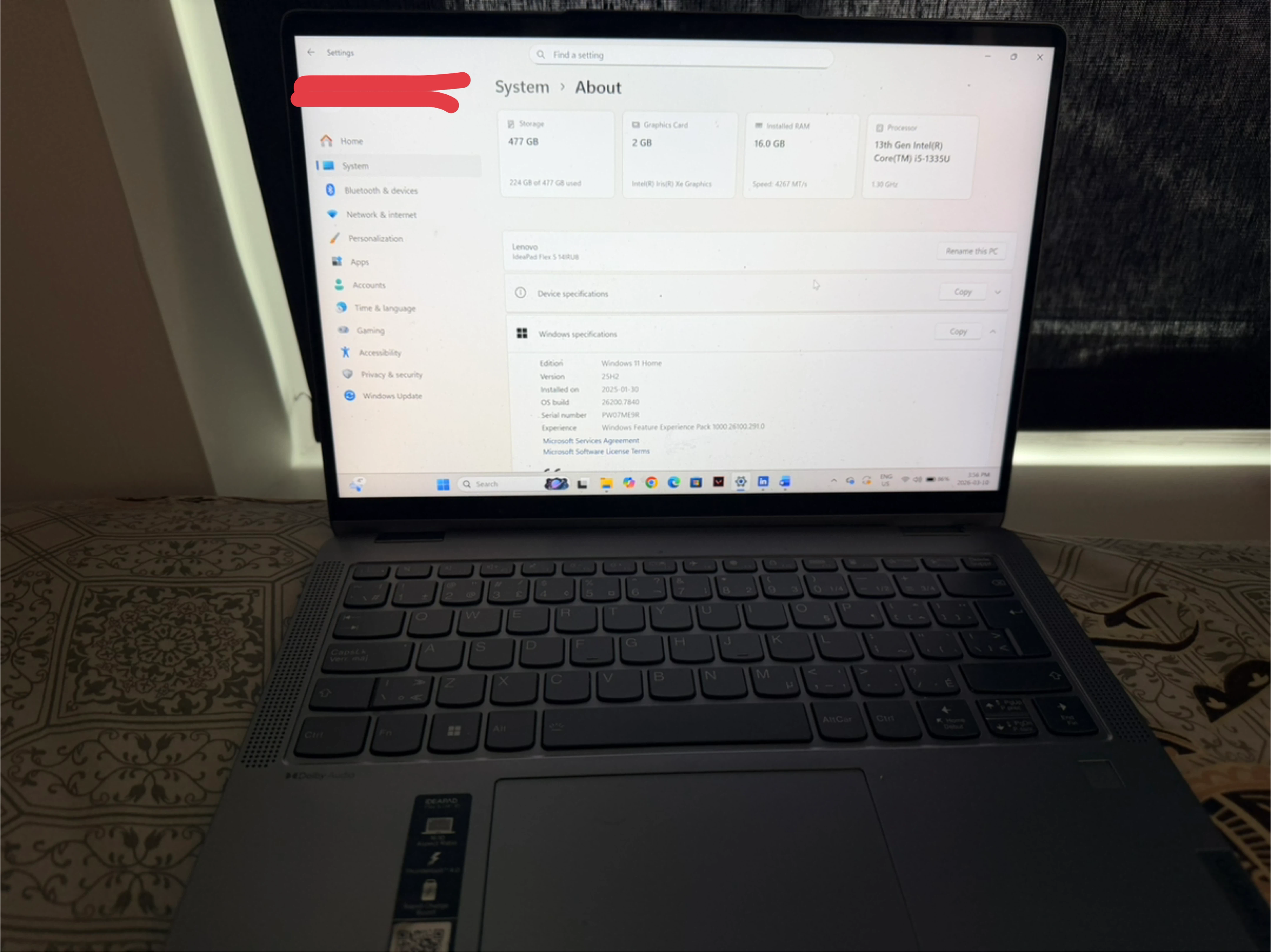 Lenovo laptop  IdeaPad Flex 5 14 inch - photo 4