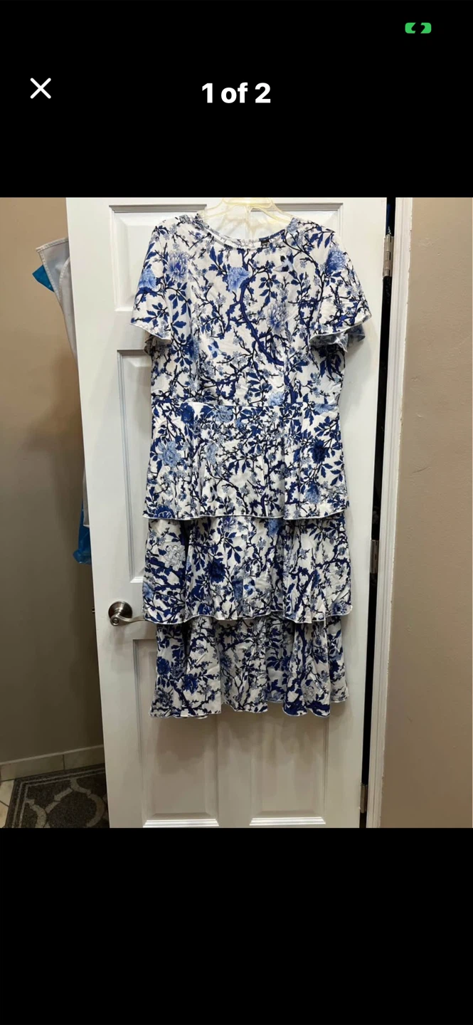 Tiered Floral Dress