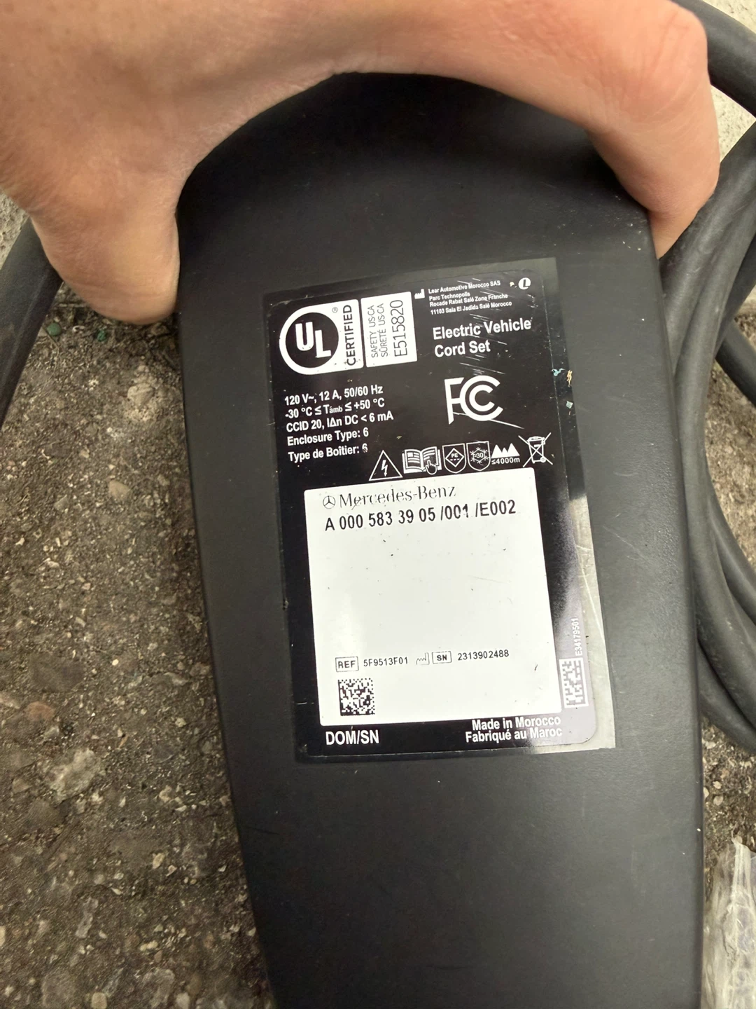 Mercedes-Benz Electric Vehicle Charging Cord Set - photo 3