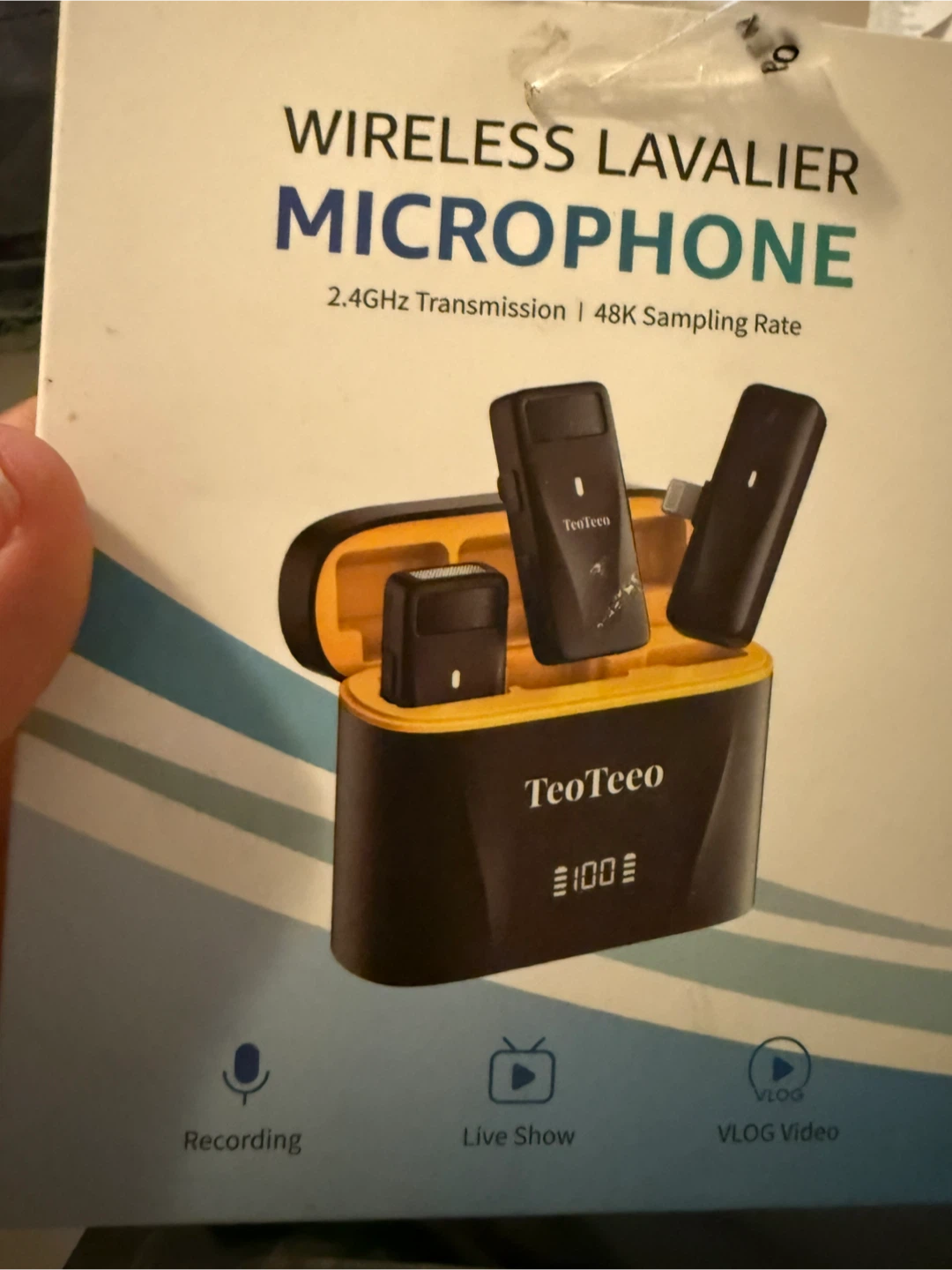 TeoTeeo Wireless Lavalier Microphone System