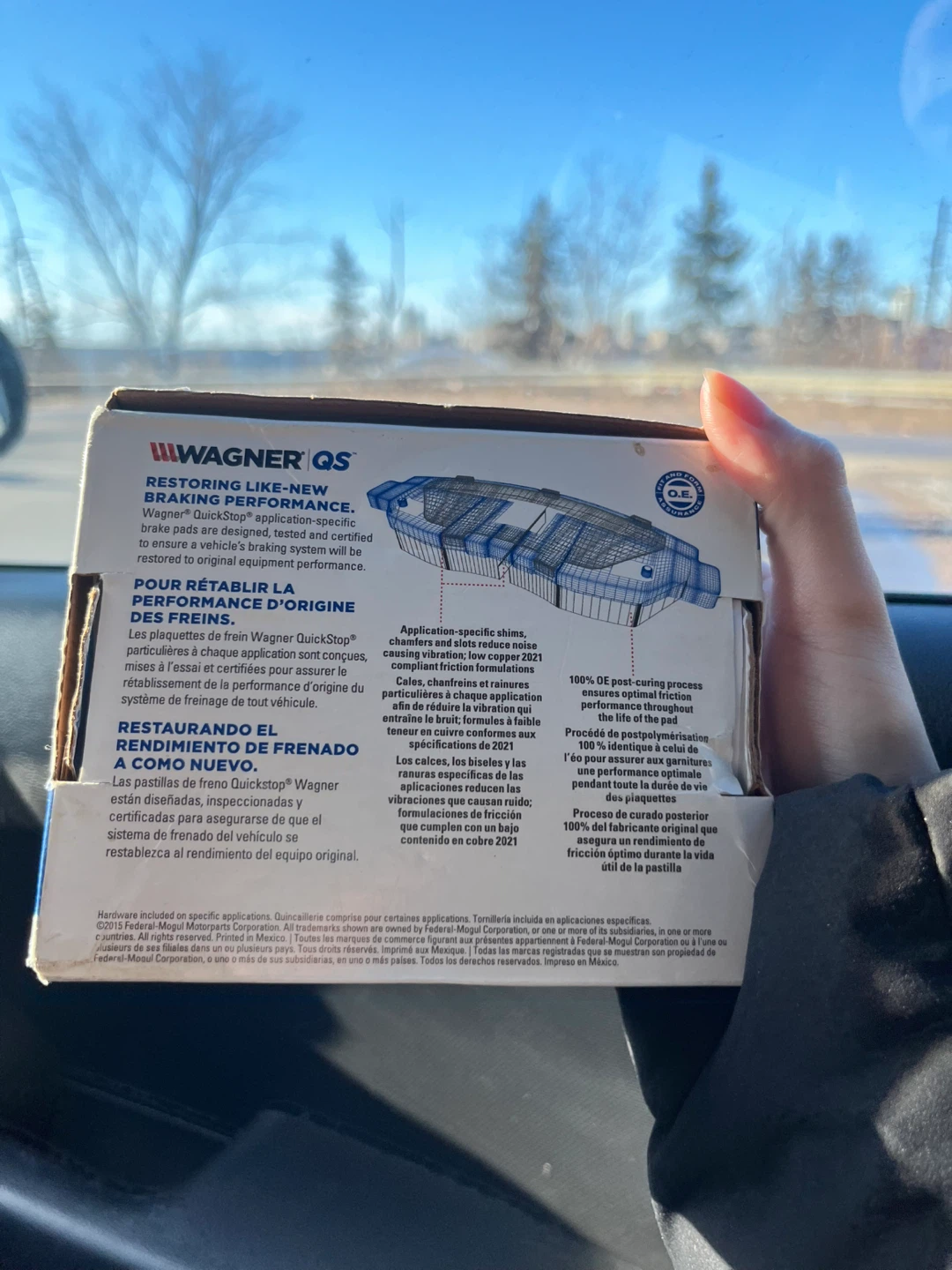 Wagner QS Disc Brake Pads ZD698 - photo 2