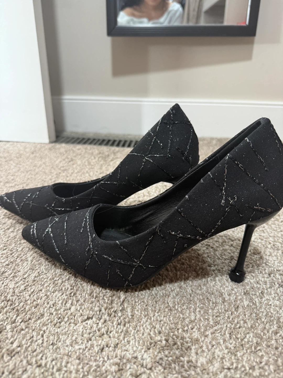 Black heels - new size 7.5/ US 8