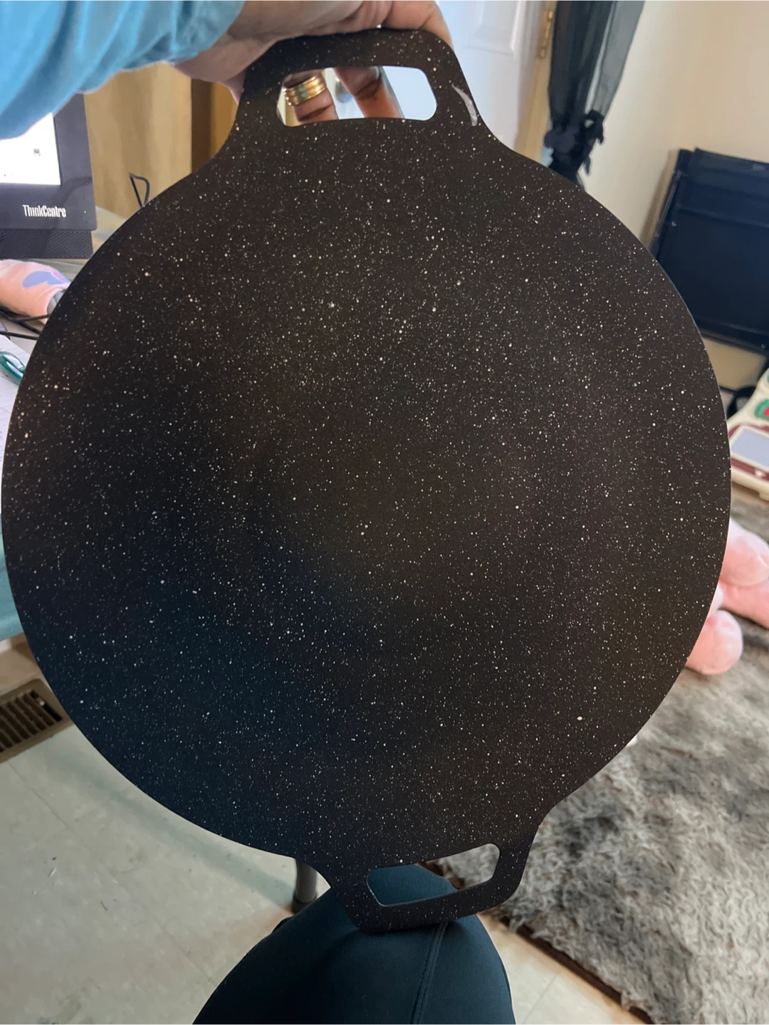 Round Griddle Pan with Handles