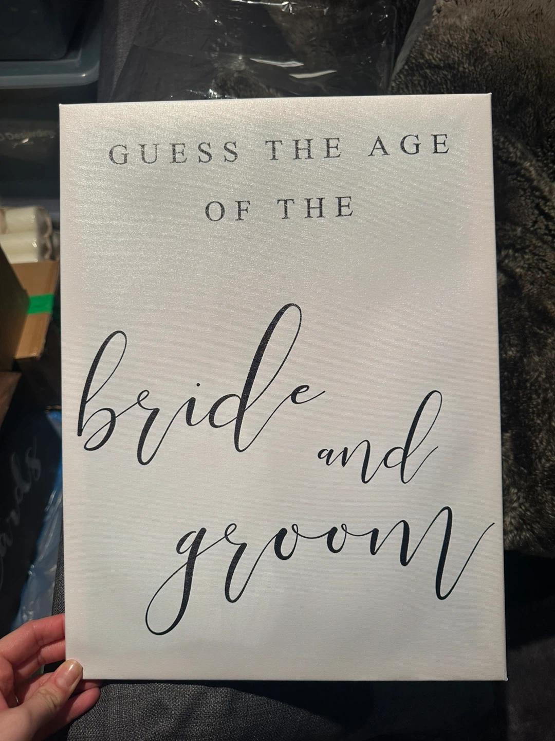 Guess the age sign