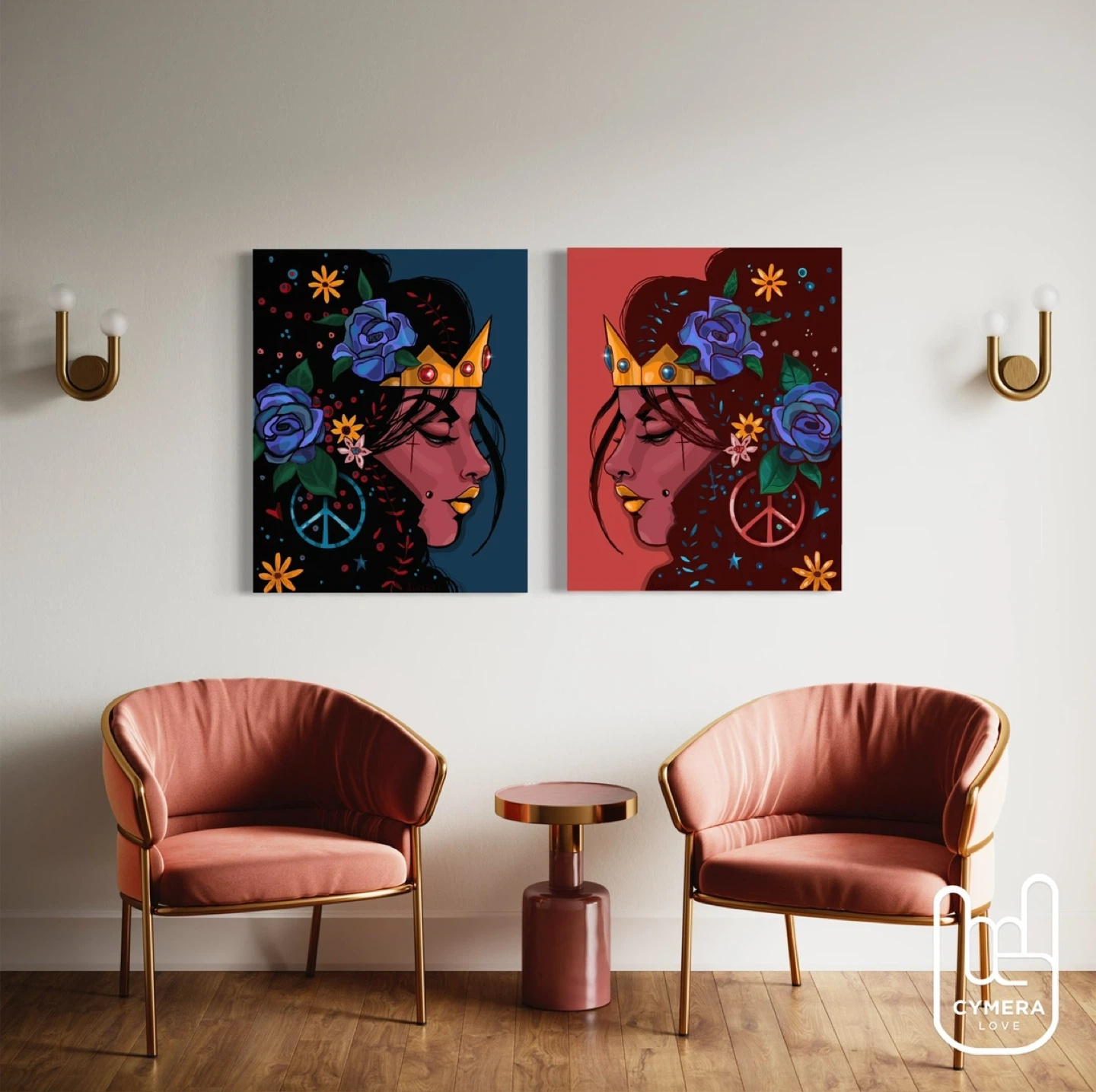 Wall Art Print - set of 2