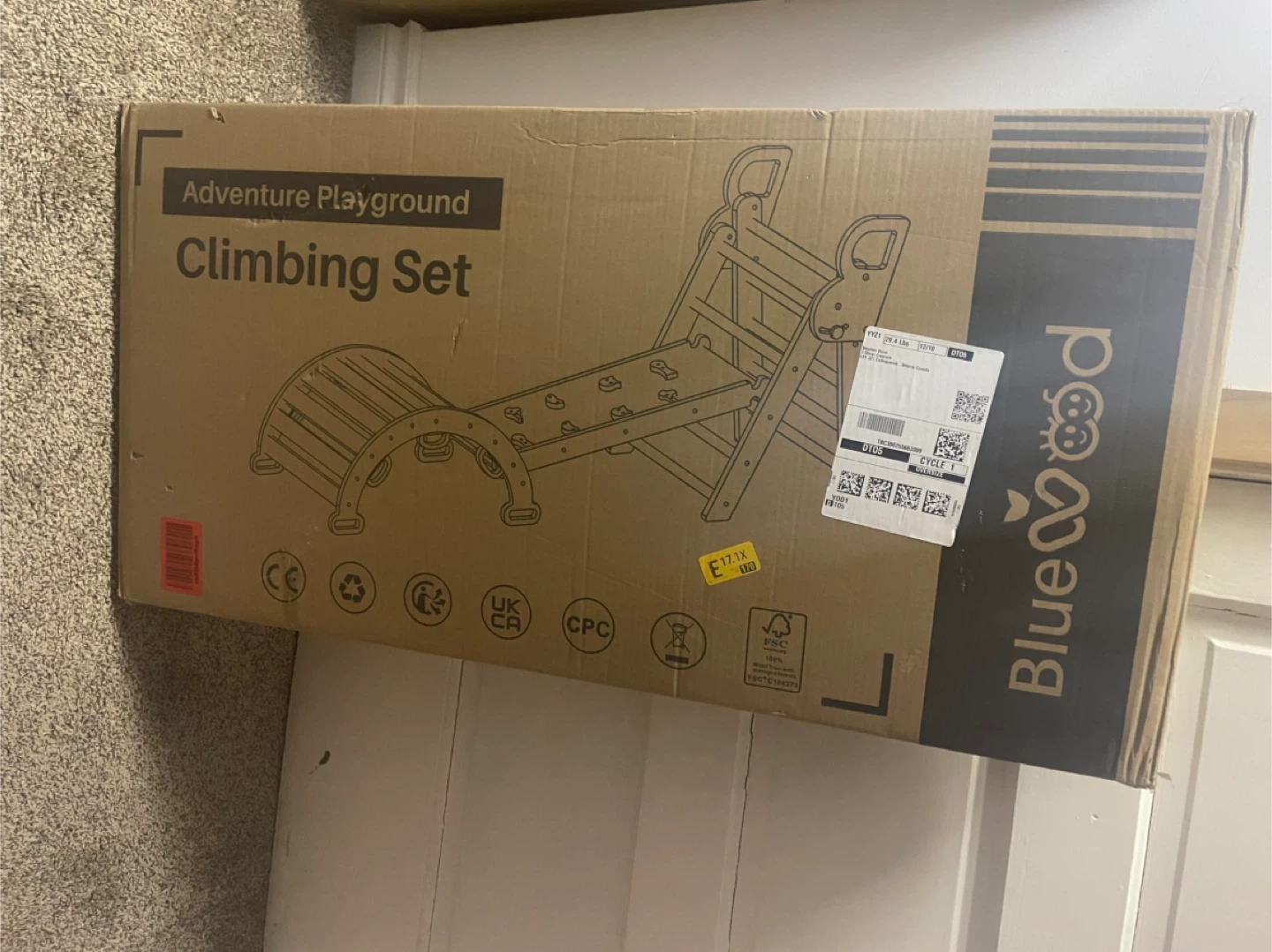BlueWood Adventure Playground Climbing Set