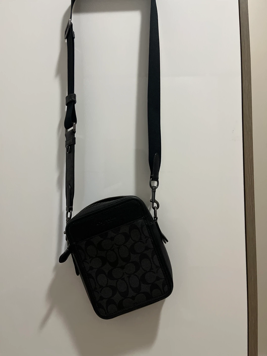 Coach Signature Charlie Bucket Bag Black