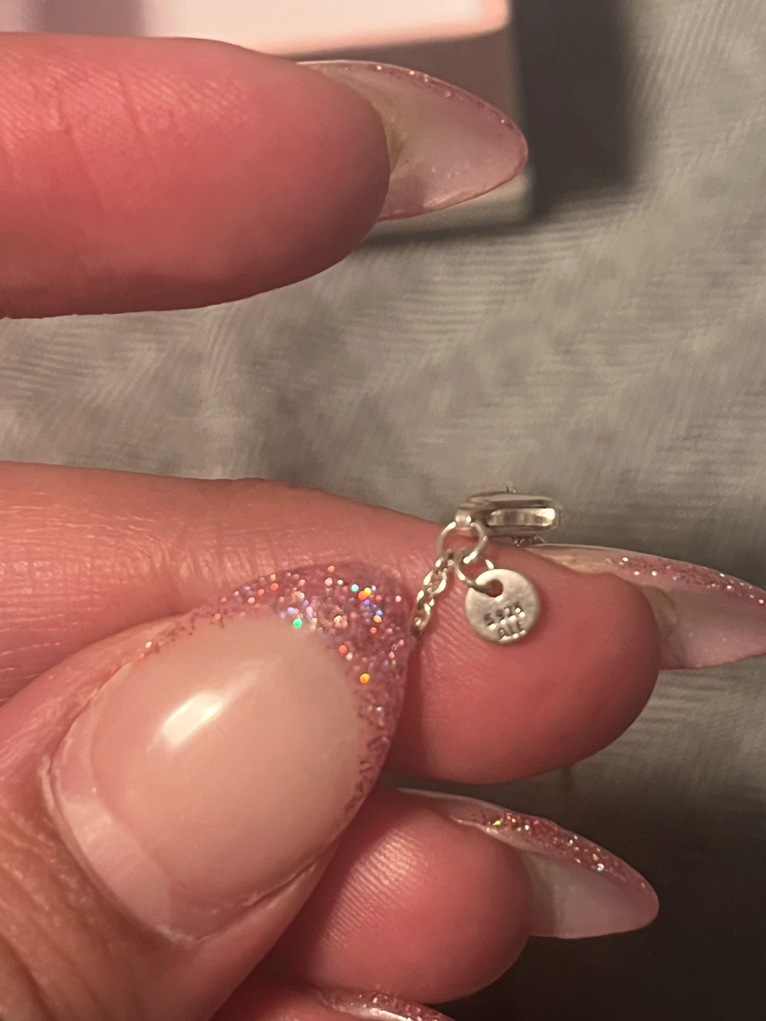 Pandora Sterling  Silver Round Sparkle Halo Necklace and earring - photo 2