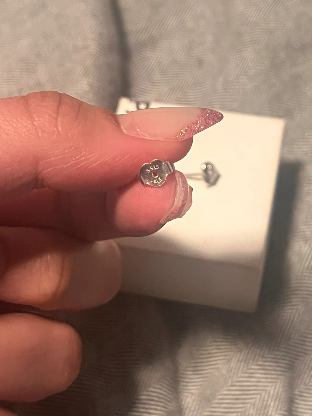 Pandora Sterling  Silver Round Sparkle Halo Necklace and earring - photo 4