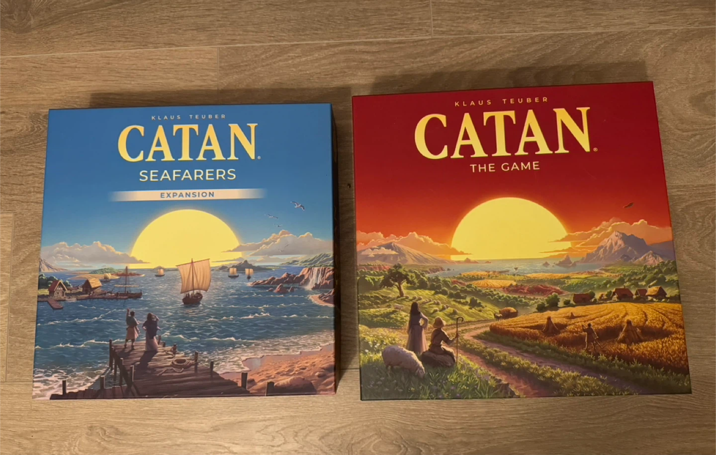 Catan + Catan: Seafarers Expansion Board Game Set