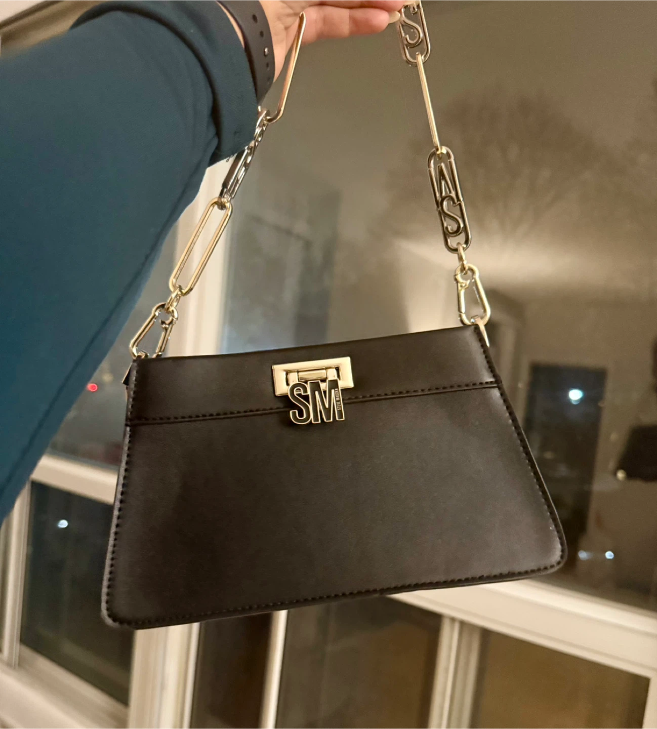 Steve Madden BSOREN BLACK Handbag Purse - photo 4