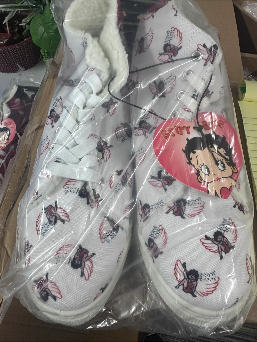 Betty Boop High Top Sneakers