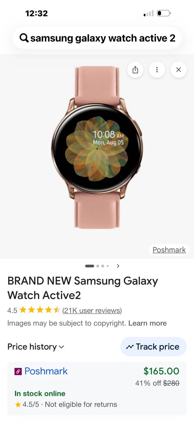 Samsung Galaxy Watch Active2 LTE - Rose Gold