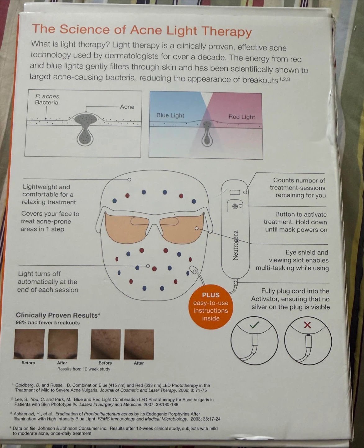 Neutrogena Light Therapy Acne Mask - photo 2