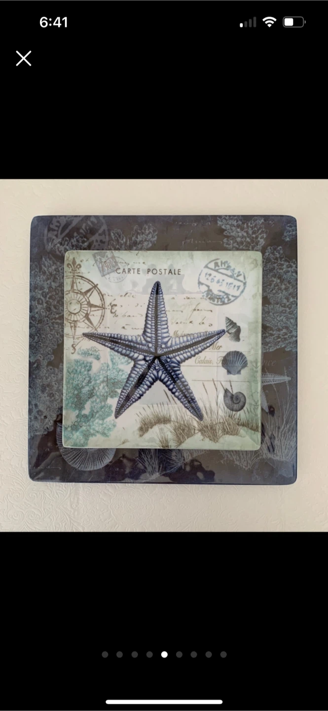 16 Oceanic Melamine Plates - photo 3