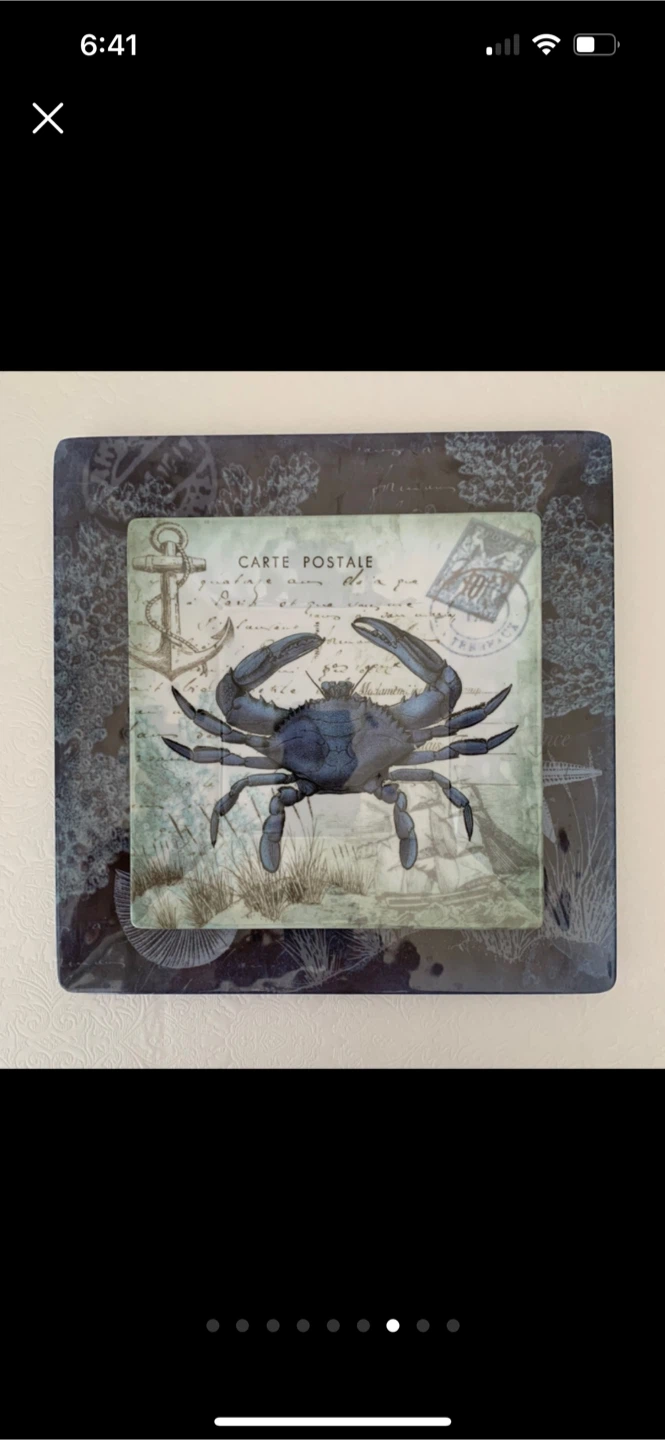 16 Oceanic Melamine Plates - photo 5