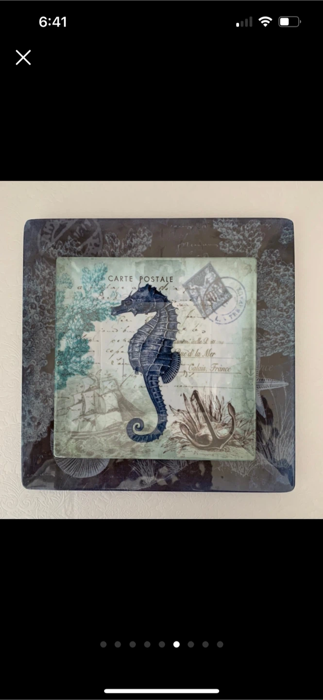 16 Oceanic Melamine Plates - photo 4