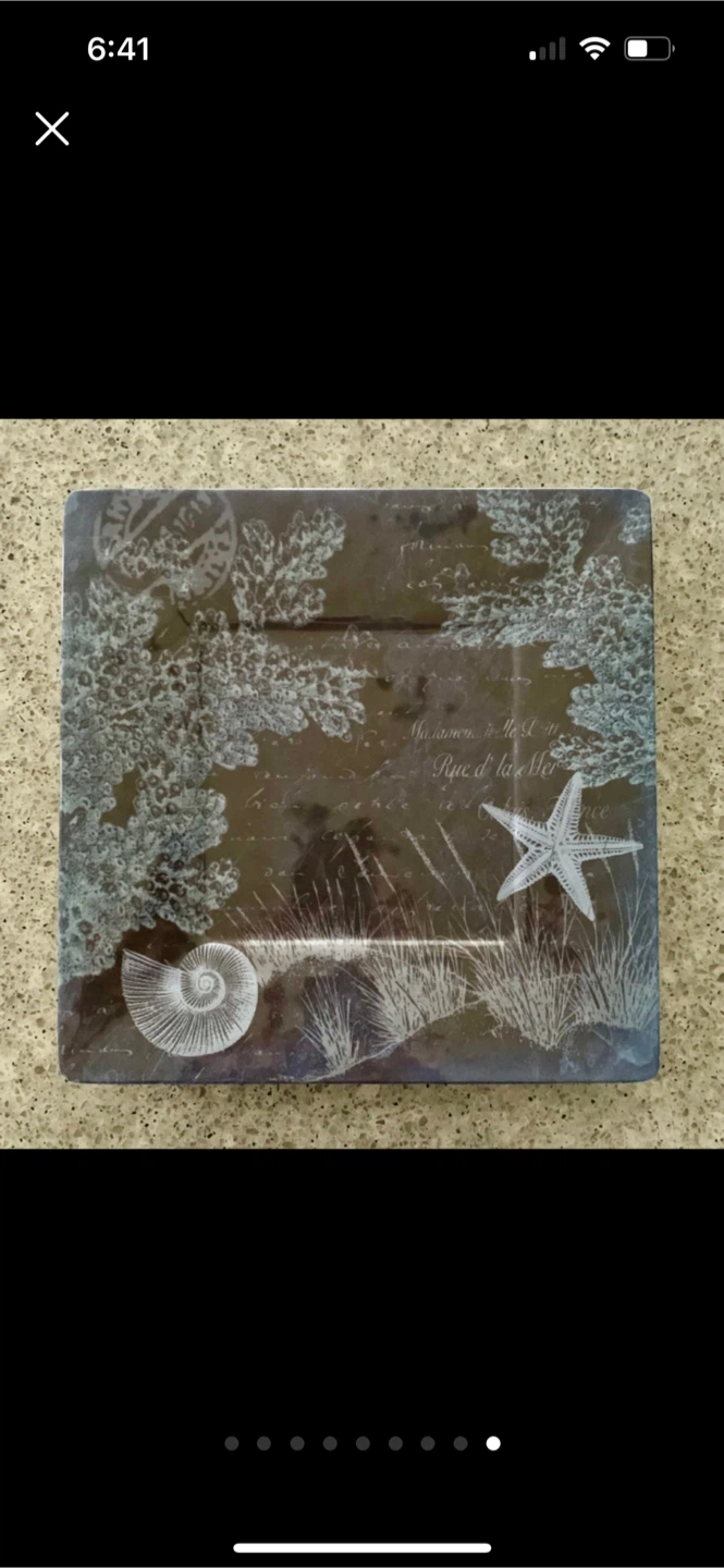 16 Oceanic Melamine Plates - photo 2