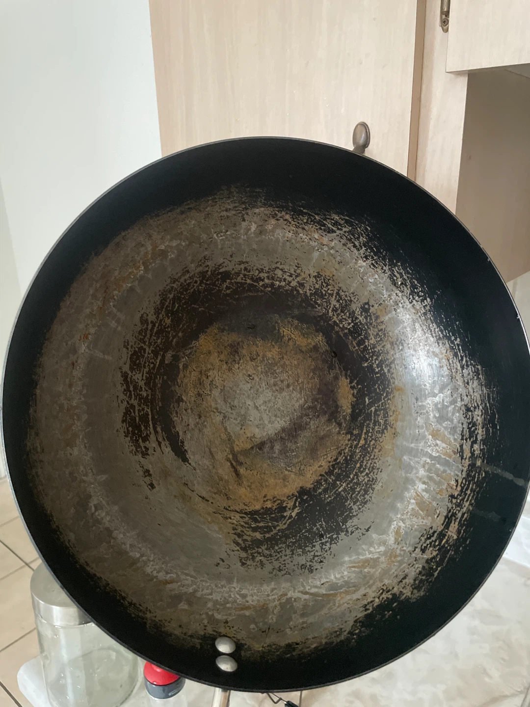 MUST GO OUT TODAY: Wok with Glass Lid - Partly Seasoned - photo 2