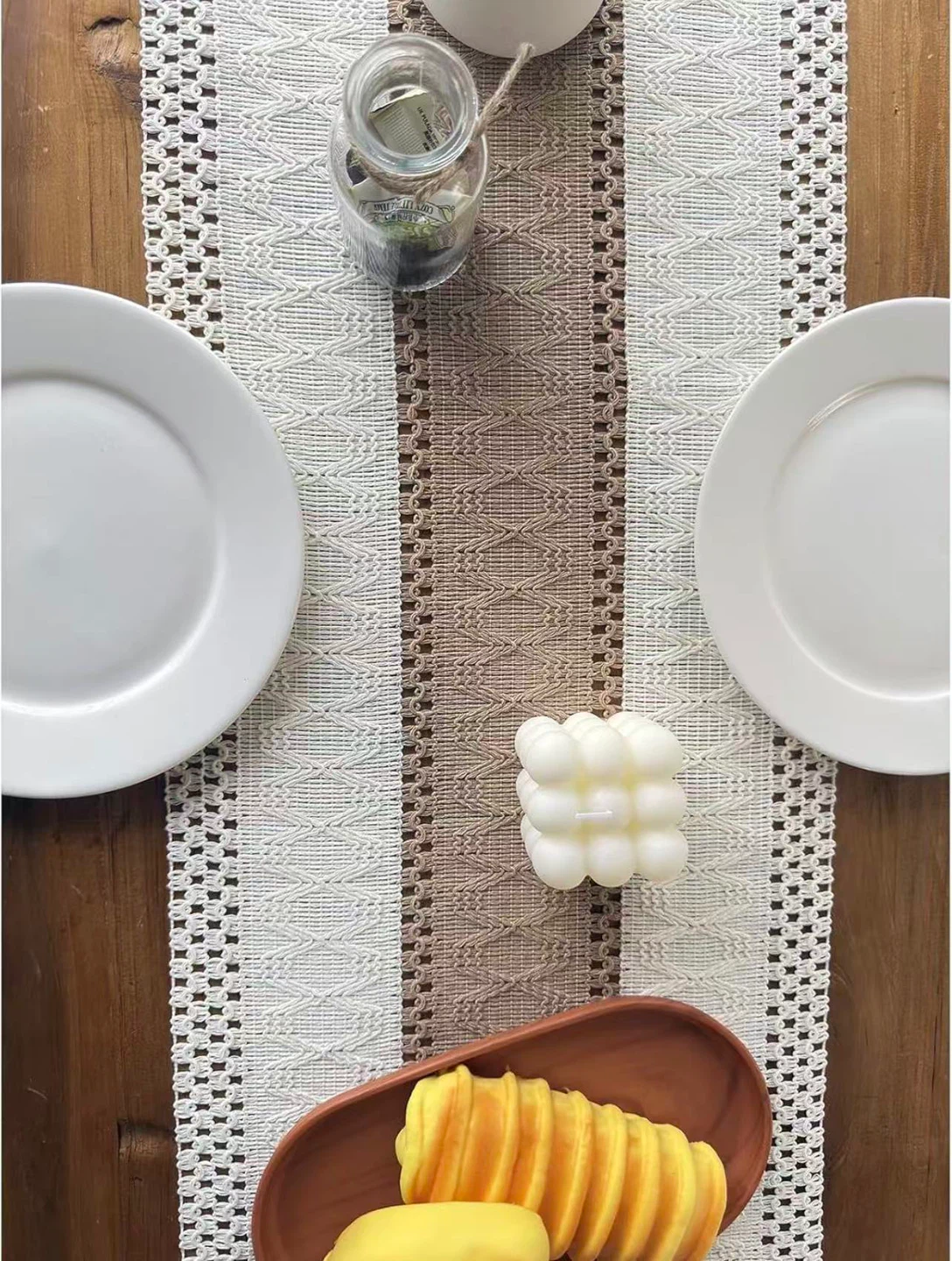 Macrame Table Runner with Tassels - photo 2