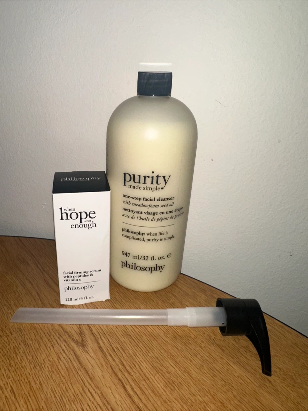 Philosophy Purity Facial Cleanser & When Hope Enough Serum Set