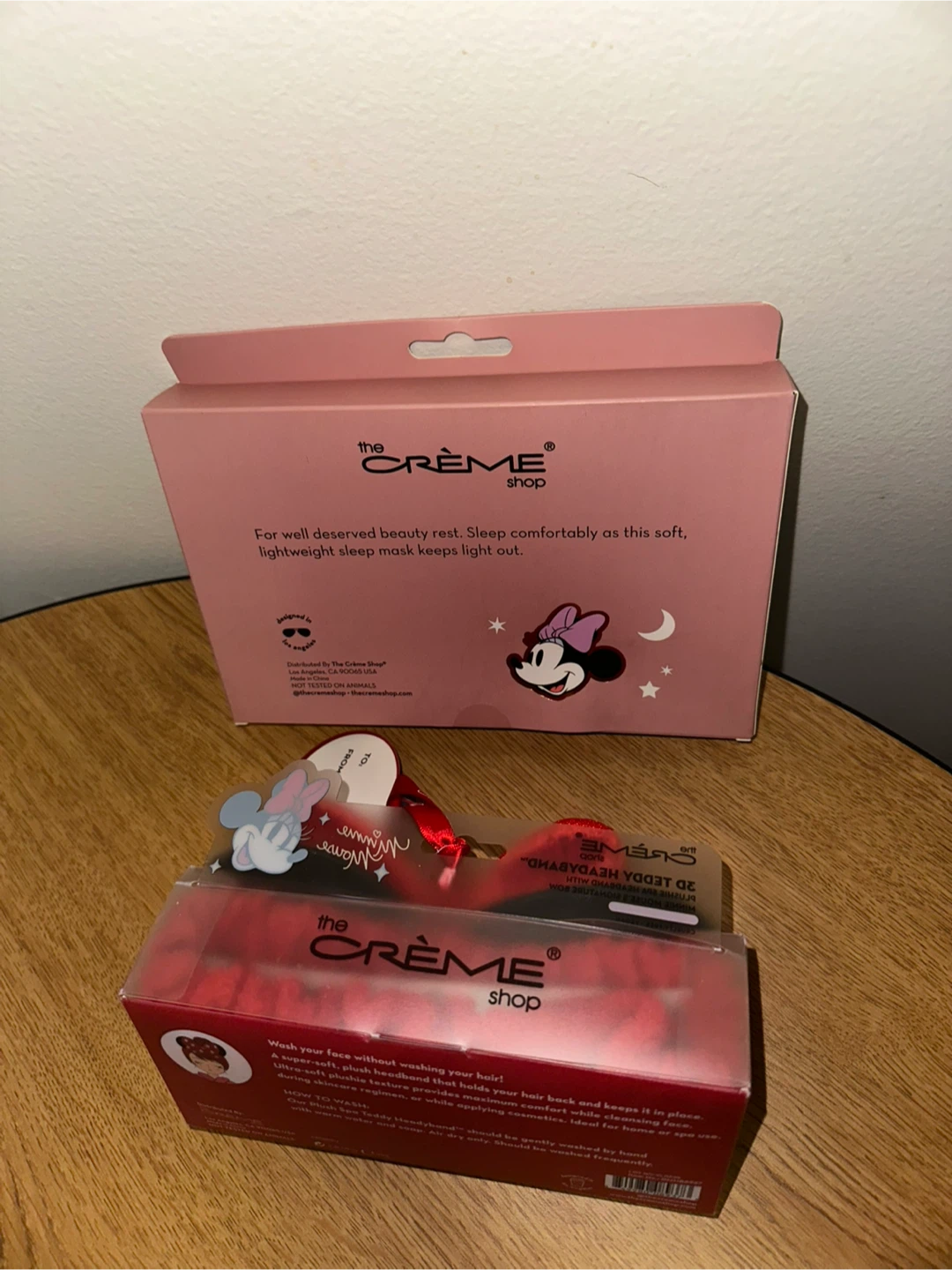Minnie Mouse Sleep Mask and Minnie Mouse makeup headband - photo 2