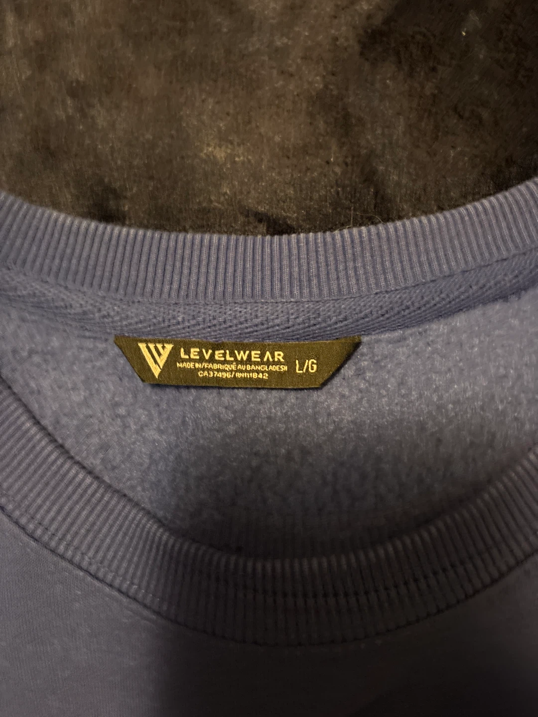 LEVELWEAR Blue Crewneck Sweatshirt L/G - photo 4
